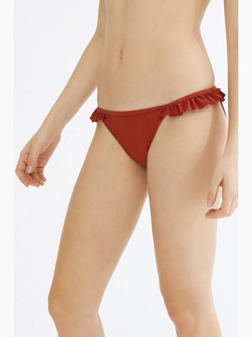Tuva frill side bikinibroekje penti - Kiabi Tuva frill side bikinibroekje penti - Kiabi