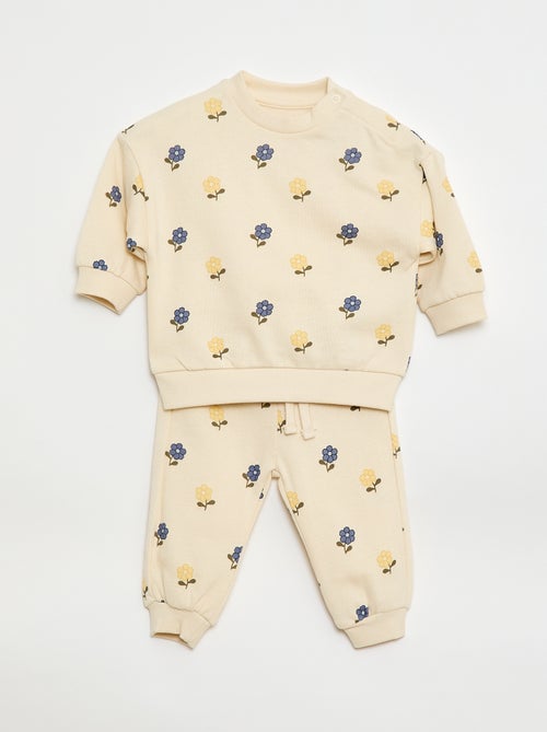 Twee setjes - Katoenen trui + broek - Kiabi