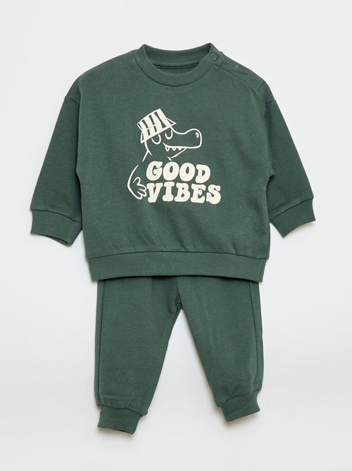 Twee setjes - Katoenen trui + broek - Kiabi