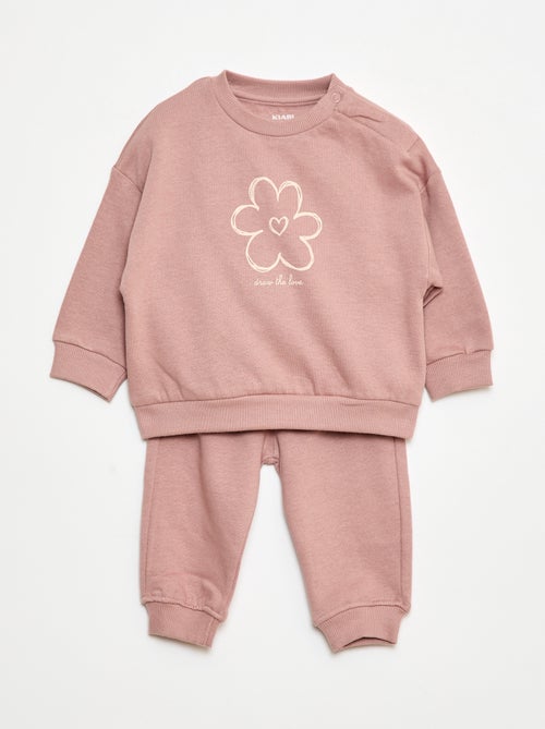 Twee setjes - Katoenen trui + broek - Kiabi