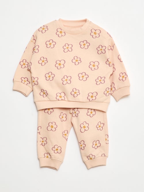 Twee setjes - Katoenen trui + broek - Kiabi