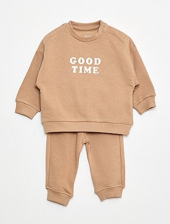 Twee setjes - Katoenen trui + broek