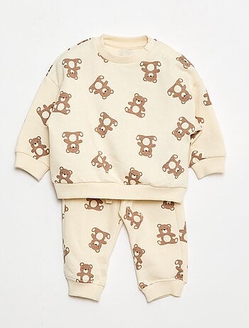 Twee setjes - Katoenen trui + broek