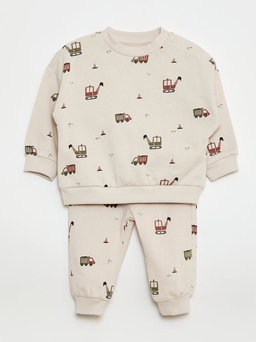 Twee setjes - Katoenen trui + broek - Kiabi