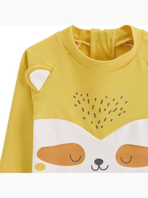 Tweedelig babyzwempakje, UV-beschermend T-shirt en Baroudeur boxershort - Kiabi