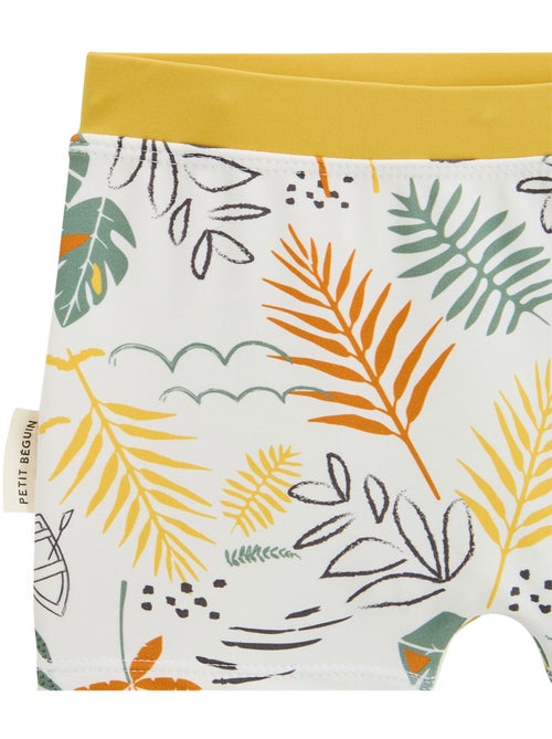 Tweedelig babyzwempakje, UV-beschermend T-shirt en Baroudeur boxershort - Kiabi
