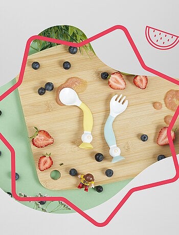 Tweedelig bestek 'Badabulle'