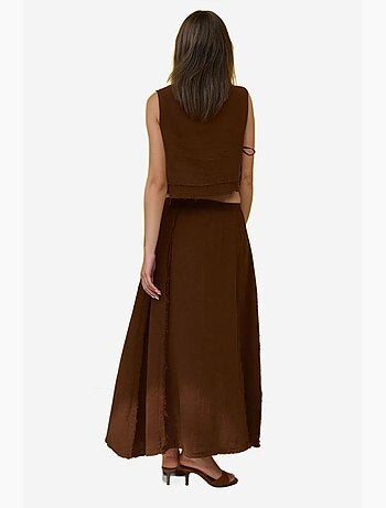 Tweedelig set met hoge taille en strikdetail hiccup