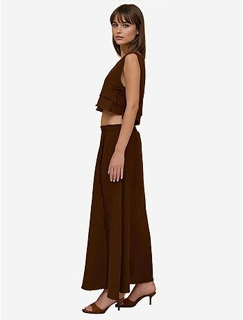 Tweedelig set met hoge taille en strikdetail hiccup