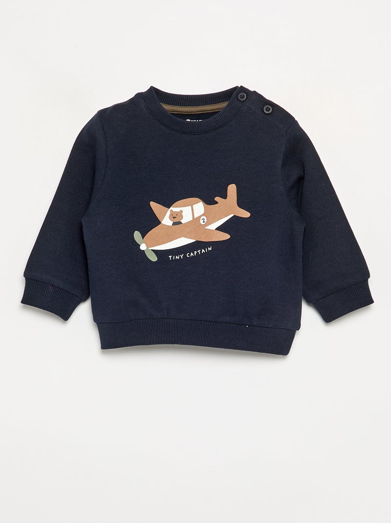 Tweedelig setje - Sweater + broek Blauw - Kiabi