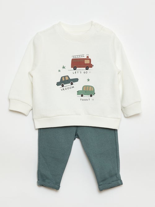 Tweedelig setje - Sweater + broek - Kiabi
