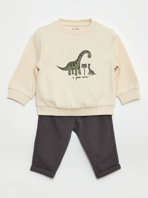 Tweedelig setje - Sweater + broek - Kiabi