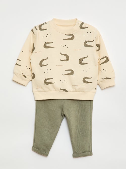 Tweedelig setje - Sweater + broek - Kiabi