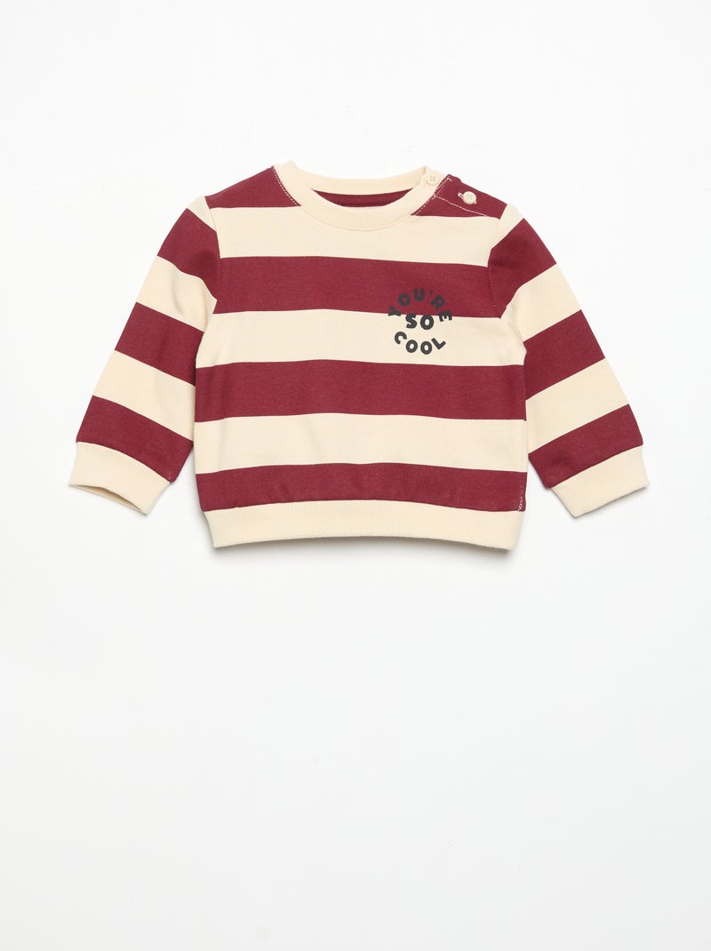 Tweedelig setje - Sweater + broek Wit - Kiabi