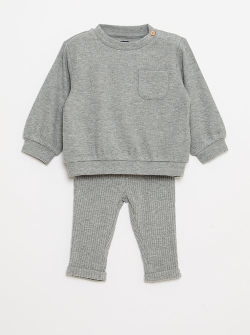 Tweedelig setje - Sweater + legging - Kiabi