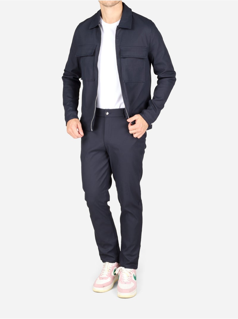 Tweedelig setje met jasje - frilivin Donkerblauw - Kiabi