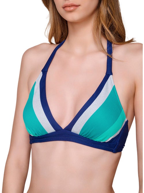 Tweedelige bikini triangel set horizon - Kiabi Tweedelige bikini triangel set horizon - Kiabi