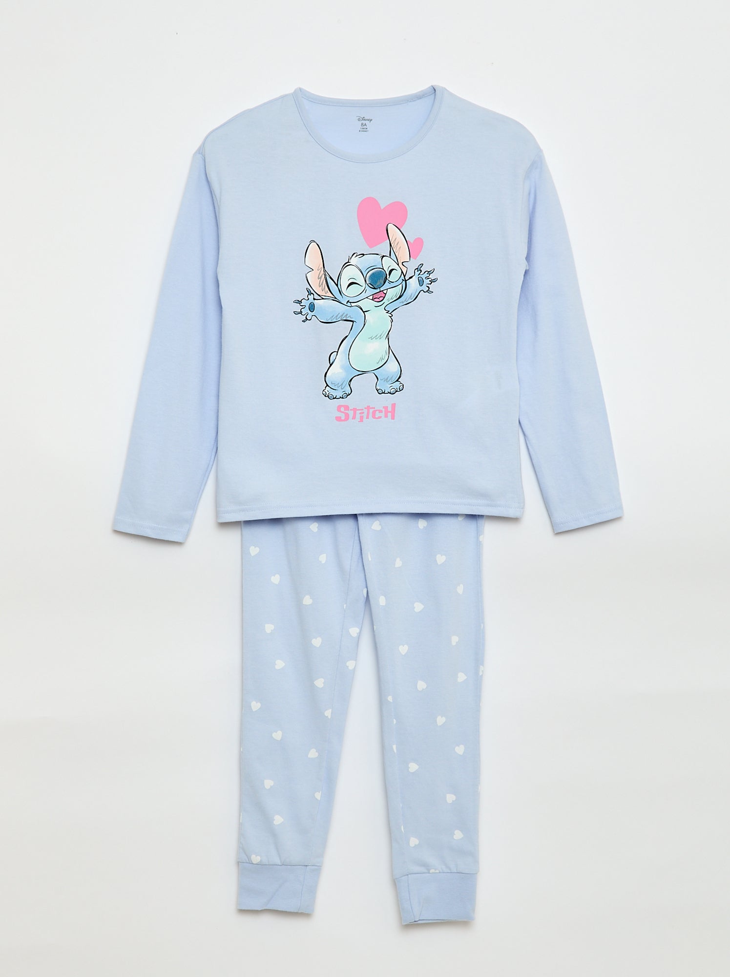 Tweedelige Disney-pyjama met Stitch-print - 2-delig