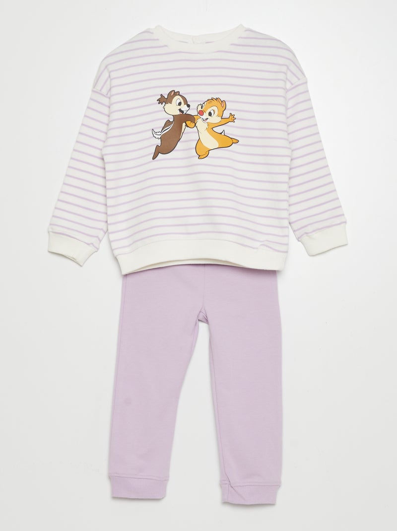 Setje - Sweater broek 'Winnie' 'Disney' - 2-delig - Bruin