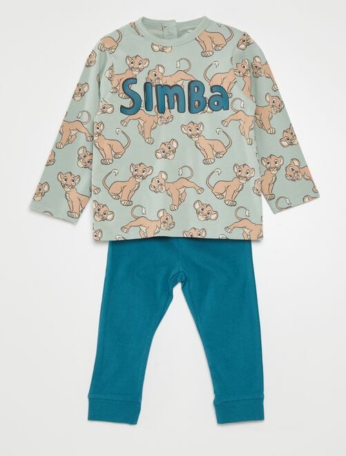 Tweedelige Disney-pyjama met T-shirt + broek - 2-delig - Kiabi