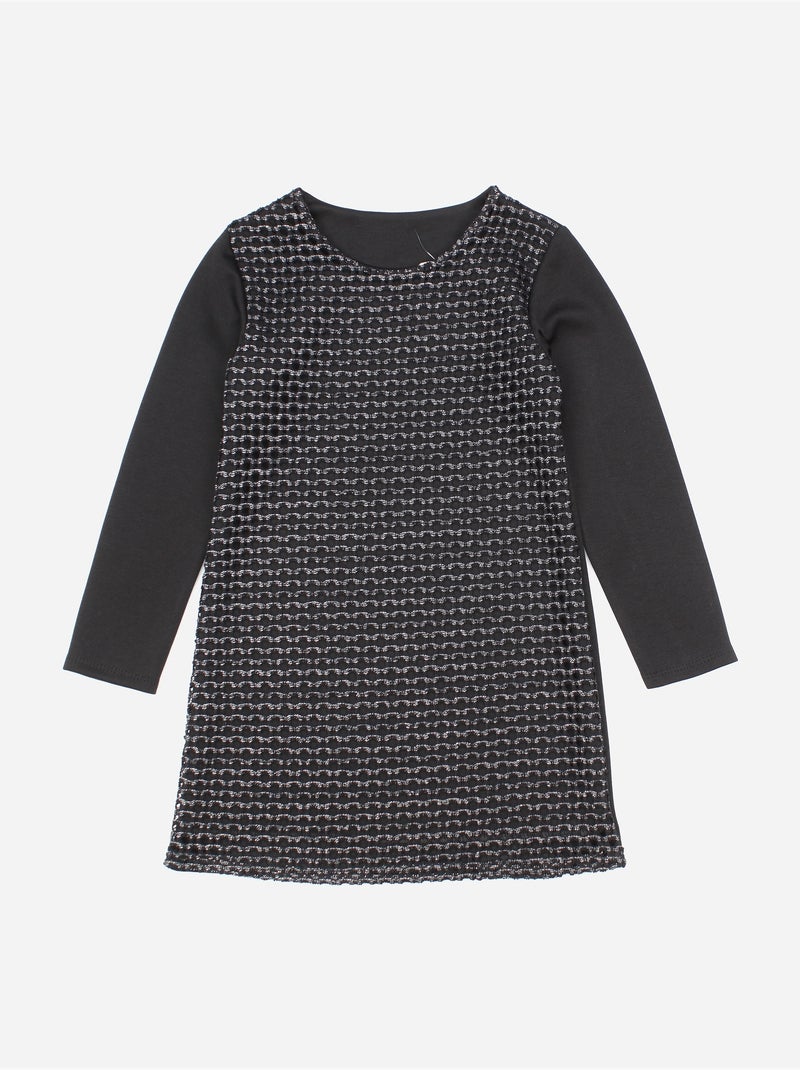 Tweedelige jurk - Kids Star Zwart - Kiabi