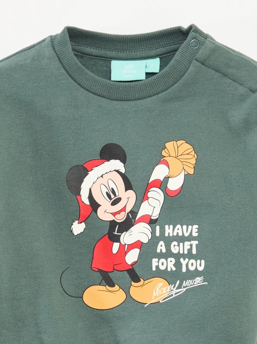 Tweedelige, katoenen Disney-pyjama met Mickey-kerstprint - Kiabi