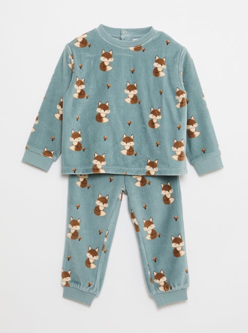 Tweedelige, katoenen pyjama - Kiabi