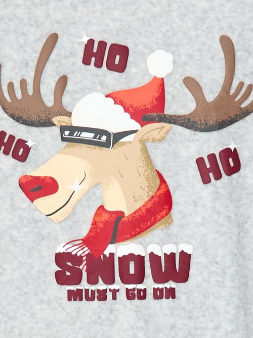 Tweedelige kerstpyjama met muts - Kiabi