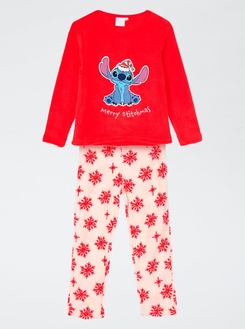 Tweedelige kerstpyjama 'Stitch' 'Disney' - Kiabi