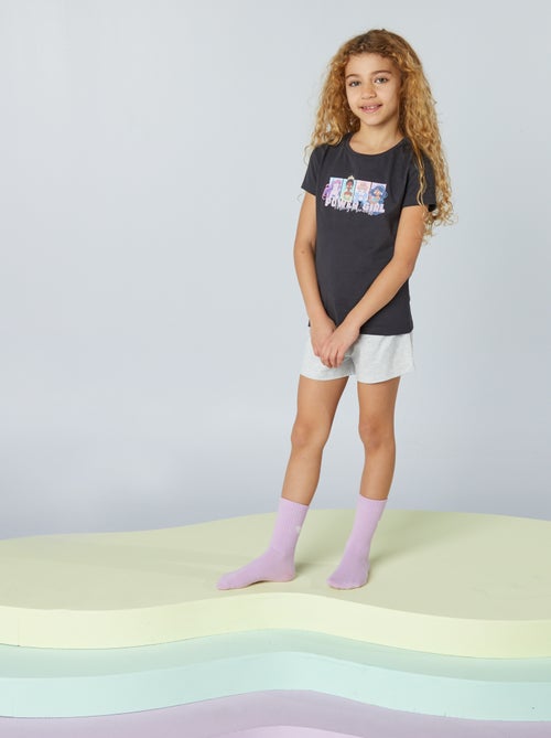 Tweedelige, korte Disney-pyjama - Kiabi