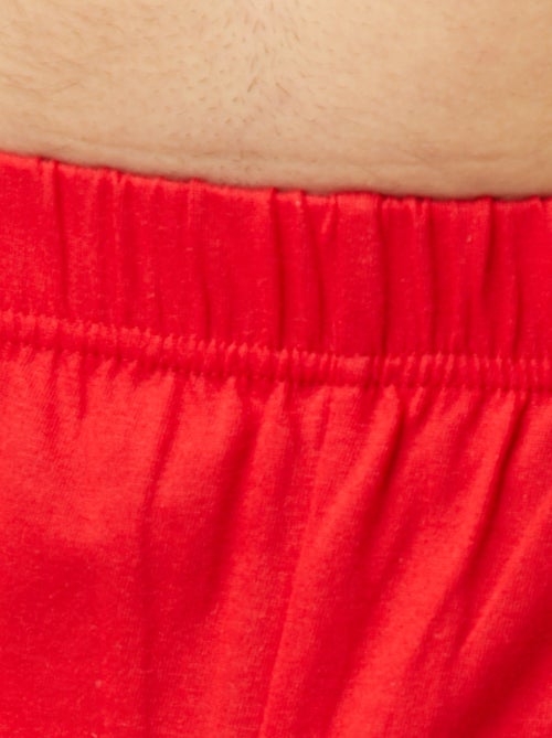 Tweedelige korte pyjama met leuke print - Kiabi