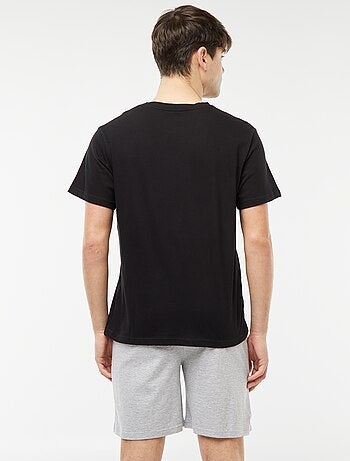 Tweedelige korte pyjama met print