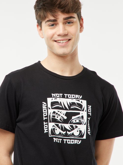 Tweedelige korte pyjama met print - Kiabi