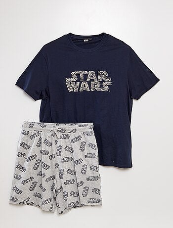 Tweedelige, korte pyjama met Star Wars-print - 2-delig