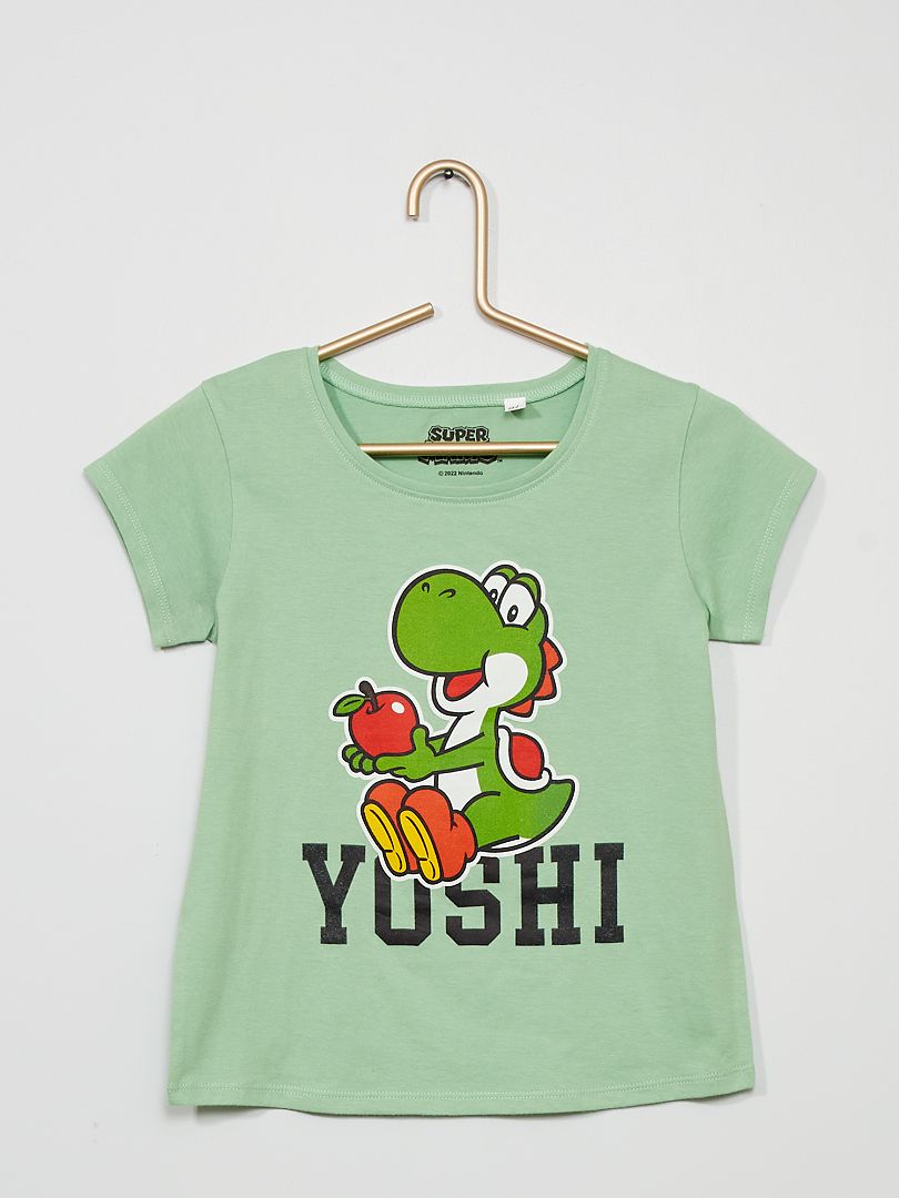 Rang Bestrating veeg Tweedelige korte pyjama 'Yoshi' 'Nintendo' - Beige - Kiabi - 13.00€