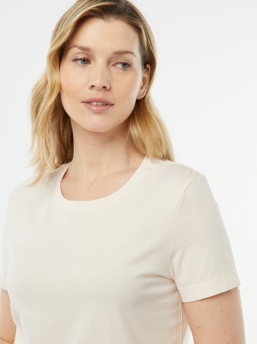 Tweedelige pyjama - T-shirt + broek met print - Kiabi