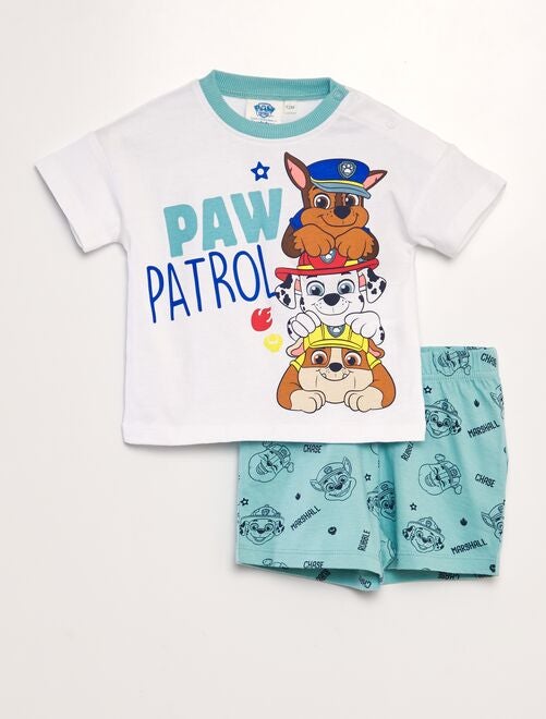 Tweedelige pyjama - T-shirt + short 'PAW Patrol' - Kiabi