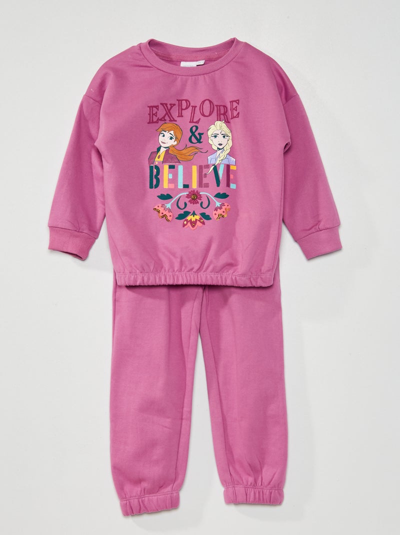 Tweedelige pyjama 'Frozen' van 'Disney' PAARS - Kiabi