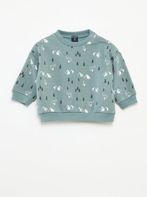 Tweedelige pyjama met all-over motief - Kiabi