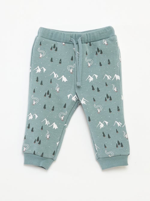 Tweedelige pyjama met all-over motief - Kiabi