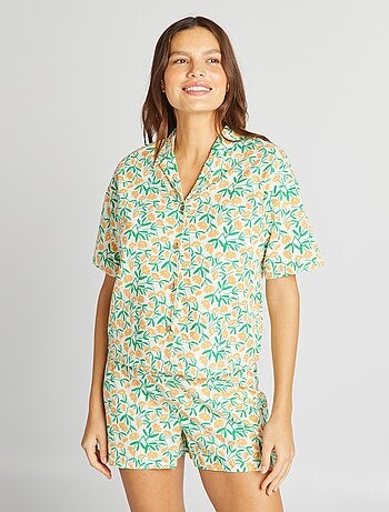 Tweedelige pyjama met print