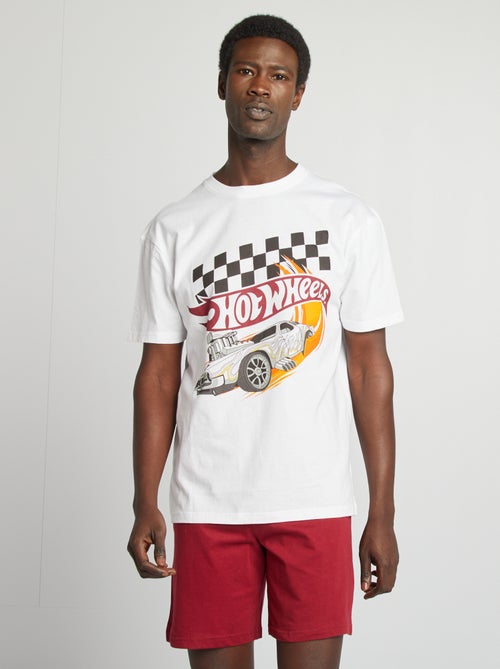 Tweedelige pyjama met short + T-shirt met Hot Wheels-print - 2-delig - Kiabi