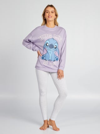 Tweedelige pyjama met Stitch-print - 2-delig