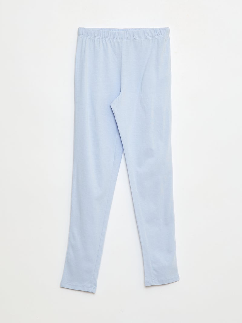 Tweedelige pyjama met T-shirt + broek - 2-delig Blauw - Kiabi