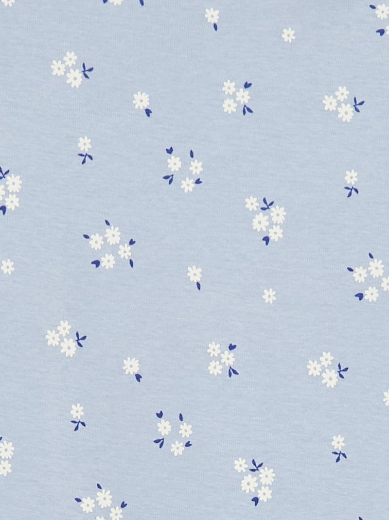 Tweedelige pyjama met T-shirt + broek - 2-delig Blauw - Kiabi