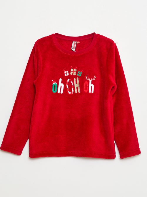 Tweedelige pyjama met T-shirt + broek - 2-delig - Kiabi