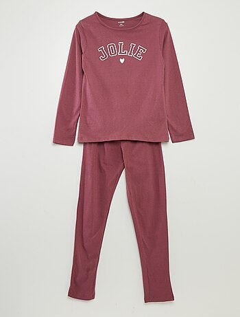 Tweedelige pyjama met T-shirt + broek - 2-delig
