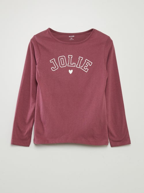 Tweedelige pyjama met T-shirt + broek - 2-delig - Kiabi