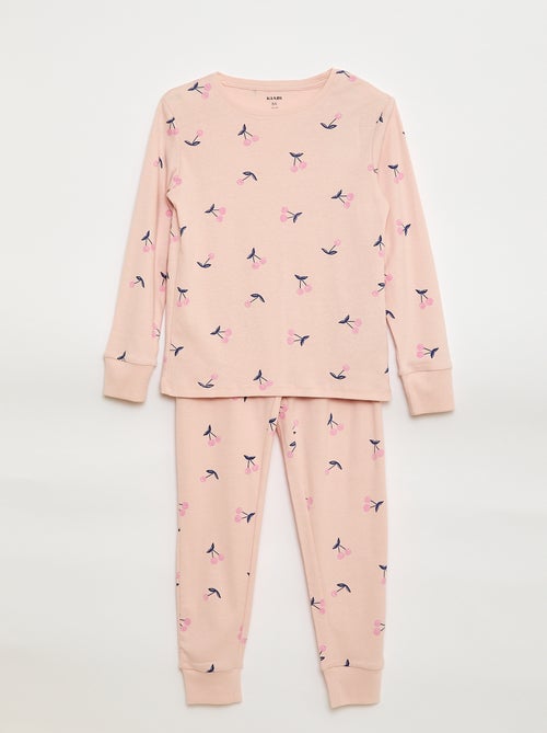 Tweedelige pyjama met T-shirt + broek - 2-delig - Kiabi