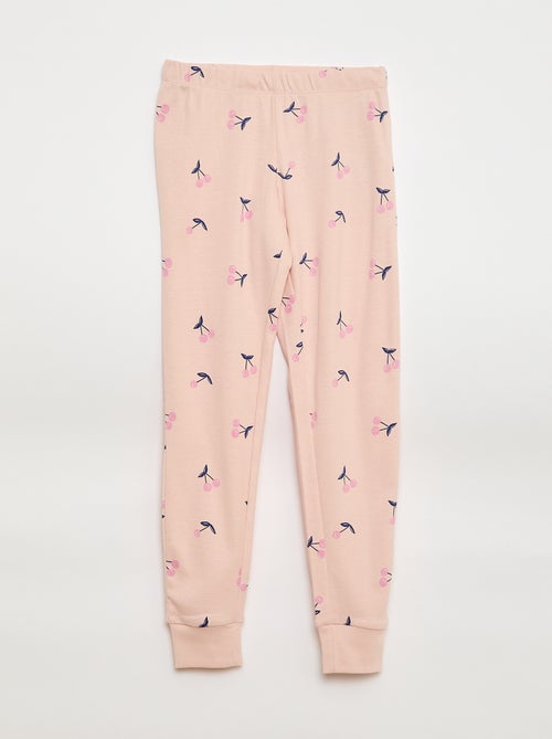 Tweedelige pyjama met T-shirt + broek - 2-delig - Kiabi